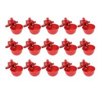 Yardenfun Abreuvoir Automatique pour Poules Régulateur de Débit pour Domestique et Commercial Conçu pour Volailles Facile à Utiliser Gobelet en Plastique Solide