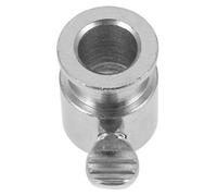 Yardenfun Accessoire De Barbecue Rotatif pour Grille De Rôtisserie, Pièce De Fixation De Tige De Gril en Fer Chromé, Butée De Broche pour Gaz, Accessoire pour Barbecue