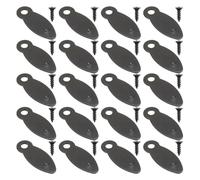 Yardenfun Accessoires pour Cadres Photo 50 Pcs Clips de Fixation pour Panneau Arrière 9X22 MM en Métal Fixation DIY Compacte pour Cadres et Images Usage Domestique et Atelier