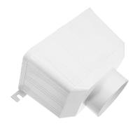 Yardenfun Adaptateur PVC pour Gouttière Connecteur pour Gouttière et Caniveaux Anti-dégâts des Eaux Installation Facile pour Collecte Eau Pluviale