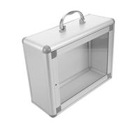 Yardenfun Armoire Murale pour Médicaments Boîtier Urgence Polyvalent sans Serrure Rangement Accessible pour Banques Bureaux et Aide