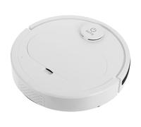 Yardenfun Aspirateur Robot Intelligent Blanc Es350 USB Rechargeable avec Fonctions Balayage, Aspiration Puissante et Nettoyage Automatique pour Sols Durs, Tapis et Parquet, Entretien