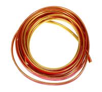 Yardenfun Bande Étanche Autocollante Flexible pour Murs et Angles Moulure Décorative Auto-adhésive Dorée Coupe Facile pour Bordures Murales Placards et Carrelage