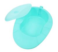 Yardenfun Bassin de Lit Confortable avec Couvercle pour Patients Alités Urinal Portable pour Hommes et Femmes Pratique pour Personnes Âgées et Handicapées