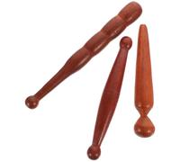 Yardenfun Bâton de Massage en Bois pour Soulager Tensions Corporelles 3 Pièces Outil Manuel Confortable Couleur Aléatoire pour Réflexologie Plantaire la Maison