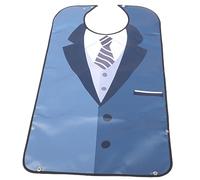 Yardenfun Bavoir Adulte Étanche Réutilisable Bavoir Repas pour Seniors Protection Vêtements Pratique et pour Personnes Âgées