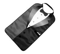 Yardenfun Bavoirs Portables Adultes Noir pour en Imperméables Polyester Jetables Protections Vestimentaires et pour Hommes et Personnes Âgées Lors des Repas