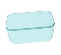 Yardenfun Boîte à Mouchoirs Verte PP Support de Lingettes Étanche avec Couvercle Rangement Compact pour Bureau et Maison Facile à Nettoyer et Polyvalent