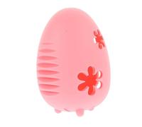 Yardenfun Boîte de Rangement Éponge Maquillage Silicone Ventilée Porte-éponge Fond de Teint Creux Étui Pratique et Portable pour Blender Beauté Rose