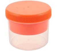 Yardenfun Boîte de transport pour appareils auditifs : Pot déshumidificateur en plastique pour appareils auditifs - Accessoire de voyage et de rangement, orange