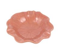 Yardenfun Bol Céramique pour Huile Essentielle Rouge Support Compact Plateau de Rangement Lisse pour Salon Spa et Usage Domestique