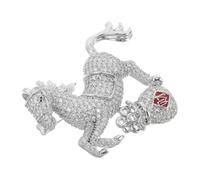 Yardenfun Broche Cheval Année Zodiaque Strass Motif Broche Épingle de Sûreté Bijoux Délicate Mariage Accessoire Décoratif