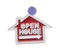 Yardenfun Broche Immobilière Élégante En Alliage Solide, Badge Décoratif De Vente De Maison, Accessoire Professionnel Pour Agent Immobilier, Usage Professionnel Et Événementiel, Taille Standard