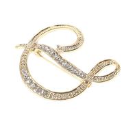 Yardenfun Broche Initiale Avec Pour Vêtements Broche Métal Pour Chapeau Et Sac Épingle à Revers Créative Avec Lettre d