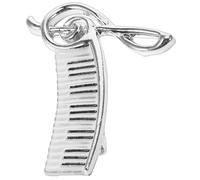 Yardenfun Broche Piano Petite et Adorable Alliage de Zinc Note de Musique Décorative Accessoire de Vêtement pour Femmes Amatrices Dinstruments Musicaux