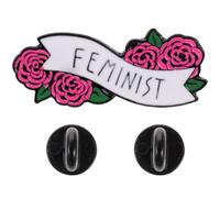 Yardenfun Broche Rose Magnifique en Alliage, Épingle Féministe Élégante et Créative, Facile à Porter, Décoration Délicate pour Vêtements Féminins