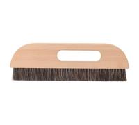 Yardenfun Brosse à Encoller pour Papier Peint Grosse Taille en Crin de Cheval Manche en Bois de Hêtre Poils Longs Denses et Épais Pinceau Lisseur Multi-Usages pour Pose de Papier Peint