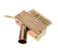 Yardenfun Brosse de Désherbage Fil Métallique Renforcé Tête de Remplacement Pratique avec Fixation à Vis Outil Manuel pour Éliminer Mousses et Mauvaises Allées et Jardins