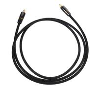 Yardenfun Câble Audio Optique Numérique Connecteur à Alliage Zinc avec Anneau Jaune Câble Spdif pour Amplificateurs Haut Parleurs et Durable