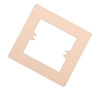 Yardenfun Cache-prises Décoratif 86 Mm en Plastique Doré, Cache-interrupteur D’extension pour Prise Murale, Protection Étendue pour Sortie Électrique, Rénovation Intérieure