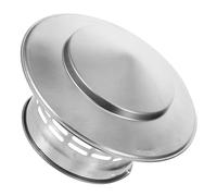 Yardenfun Capuchon de Cheminée Acier Inoxydable Protection Pluie et Vent Accessoire Durable pour Ventilation de Toit pour Cheminées de Jardin Maison