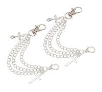 Yardenfun Chaînes de Chaussures Multi Couches Style avec Pendentifs Étoile Accessoires Décoratifs pour Chaussures Blanches et Casual Bijoux pour Fête et Usage Quotidien