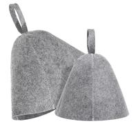 Yardenfun Chapeau De Sauna En Feutre Épais Lot De 2 Pièces Absorbant La Chaleur Léger Respirant Anneau Portable Pour Sauna Bain Vapeur Unisexe Accessoires De Bain Confortables
