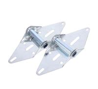 Yardenfun Charnières De Porte De Garage 2 Pièces Rail De Porte De Garage Supports Métalliques Inférieurs Supports De Levage Remplacement Du Bas De