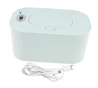 Yardenfun Chauffe-lingettes Humides USB Portable pour Bébé, Capacité Grosse, Couleur Verte, Chauffe-mouchoirs Maintient Température Constante, Adapté pour Voiture et Maison, Usage Voyage,