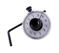 Yardenfun Clé Dynamométrique Réglable en Acier Manomètre D’Angle Tête à Cliquet Réversible Trou Carré Noir Outil de Mesure de Couple Angulaire pour Réparations Automobiles et Bricolage