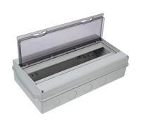 Yardenfun Coffret Électrique Étanche Voies avec Fenêtre Transparente Abs Boîtier de Distribution Mural Intérieur Extérieur Protection Disjoncteur sur Rail Din Gestion Circuit