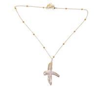 Yardenfun Collier Croix Perles Baroques Minimaliste pour Baptême Bijoux Religieux Élégants Perles Eau Douce pour Femmes et Hommes