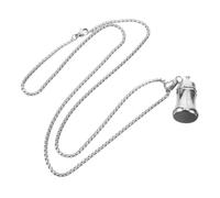 Yardenfun Collier Pendentif Fiole Acier Titane Élégant pour Femme et Homme Accessoire Mode Polyvalent