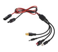Yardenfun Connecteur Solaire vers Dc Multi-sorties Étanche pour Panneaux Solaires Rv Compatible avec Câble Extension