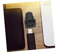 Yardenfun Connecteur USB à Montage Façade Adaptateur Passant pour Pc Socket Noir Aux Rayures Transmission Rapide Compatible USB
