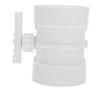 Yardenfun Contrôle Du Volume D'air Registre Arrêt De Conduit Manuel Pour Différentes Conduits Et Applications De Ventilation Empêchant Le Reflux De Fumée