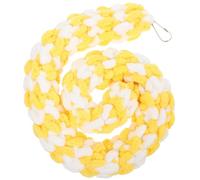 Yardenfun Corde d'escalade en Corde de Coton Jaune pour Reptiles et Petits Animaux, pour Cage Fonction Décoration et Soulagement du Stress Pendant Le Jeu