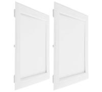 Yardenfun Couvercle de Trou de Canalisation en Abs pour Plafond en Plâtre, Installation Simple, Design Caché et Décoratif, pour Camping et Salle de Bain, Lot de 2 Pièces