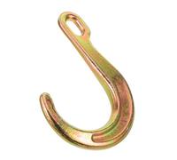 Yardenfun Crochet en J en Fer Galvanisé 8 Pouces pour Camion de Collecte des Déchets Accessoire Robuste de Remorquage pour Tracteur et Porte-Voitures Crochet de Levage Solide pour Gestion