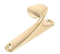 Yardenfun Crochet Mural Simple en Alliage de Zinc Finition Cuivre Brossé Crochet Métallique pour Vêtements et Chapeaux Support Mural Multifonction pour Entrée Salon et Dressing Cintre