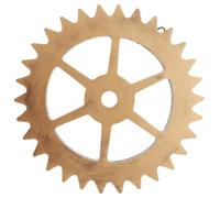 Yardenfun Décoration Murale Engrenage Vintage Industrielle Art Mural Rétro Creux pour Salon Bureau Maison Ornement Mural Compact Style Industriel