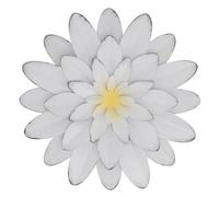 Yardenfun Décoration Murale Fer Forgé Style Nordique Pendentif Fleur Artificielle Élégante pour Salon et Jardin Ornement Suspendu DIY Décor Mural Créatif Décoration Suspendre Noël et Pâques