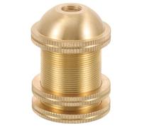 Yardenfun Douille Cuivre Massif pour Ampoule à Vis Complète Support de Lampe pour Plafonnier Applique Murale et Lampe sur Pied Douille de Remplacement pour Éclairage DIY