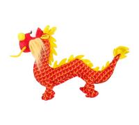 Yardenfun Dragon Décoratif Peluche Douce Rouge Garçon Fille Confortable et Accessoire pour Chambre et Bureau Cadeau pour Garçon Fille