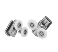 Yardenfun Ensemble De 2 Roulettes Pour Porte De Coulissante Pièces De Quincaillerie Pour Porte De Kit De Pièces De Rechange