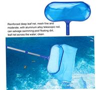 Yardenfun Épuisette Piscine Pratique pour Bassin et Aquarium Filet Sécurisé pour Pêcher Plantes Aquatiques et Outil Durable Adaptable Manche Non