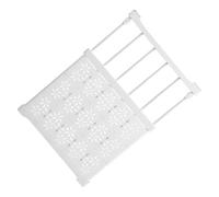Yardenfun Étagère de Rangement Extensible Réglable pour Placard Organiseur Robe Polyvalent Plastique Séparateur Mural à Tension Ajustable pour Armoire et Cabinet