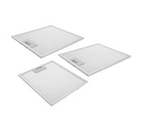 Yardenfun Filtre de Hotte Aspirante 267×305×9 MM Grille Métallique en Aluminium 3 Couches Filtre à Graisse Réutilisable pour Hotte Cuisine Protection la Fumée Graisse