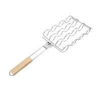 Yardenfun Grille à Maïs Pliable pour Barbecue Portable Extérieur, Support De Cuisson Multi-Usage Résistant Au Feu, Accessoires Cuisine pour Sorties en Plein Air Et Grillades