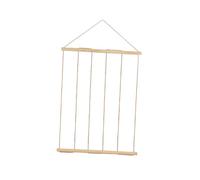 Yardenfun Guirlande Photo Murale en Bois Corde en Jute Naturelle, Porte-Photos Suspendu pour Décoration Murale, Affichage Photo à Domicile pour Anniversaires et Réunions, 1 Ensemble